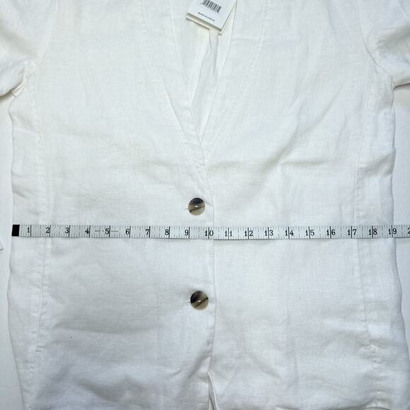 Xirena Layla White Linen Jacket Size XS New - Picture 14 of 16